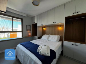 Quarto e Sala Vista Mar no Barra Conceito